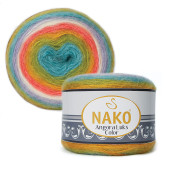 Пряжа Nako Angora Luks Color 81910