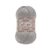 Пряжа Alize Forever Chrochet 52 Light Grey