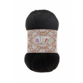Пряжа Alize Forever Chrochet 60 Black