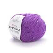Пряжа Yarnart Alpaca Gold Paillettes 9308