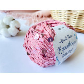 Пайетки Avanti Yarn королевские на хлопке (Пудра) 78