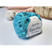 Пайетки Avanti Yarn королевские на хлопке (Бирюза) 67