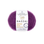 Пряжа Gazzal Super Kid Mohair 64410