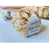 Пайетки Avanti Yarn королевские на хлопке (бежевые) 116