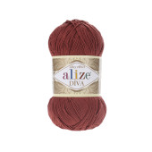 Пряжа Alize Diva 320 Red Wood