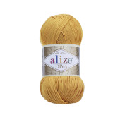 Пряжа Alize Diva 488 Dark Yellow