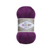 Пряжа Alize Diva 297 Plum