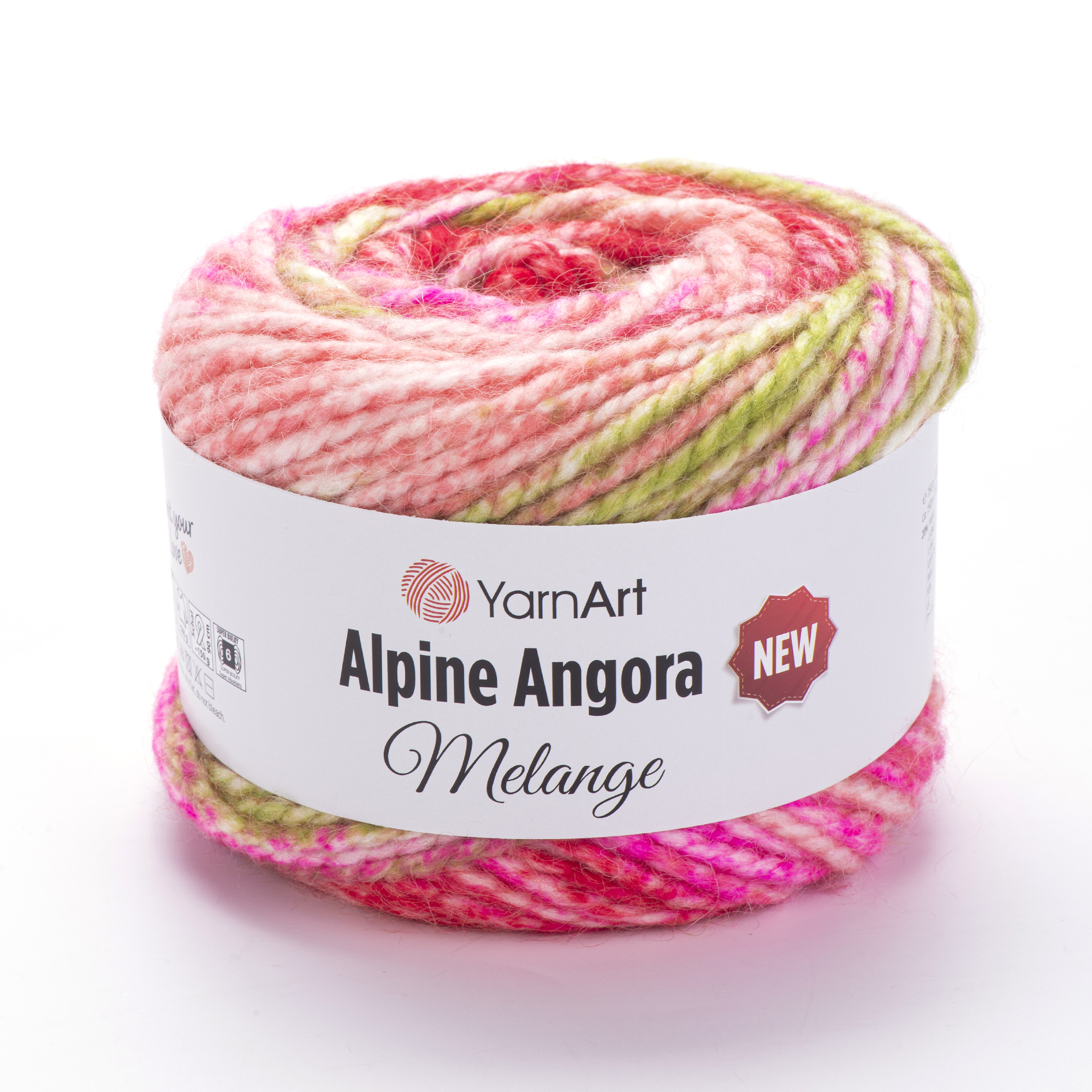 Пряжа YarnArt Alpine Angora Melange New 6417