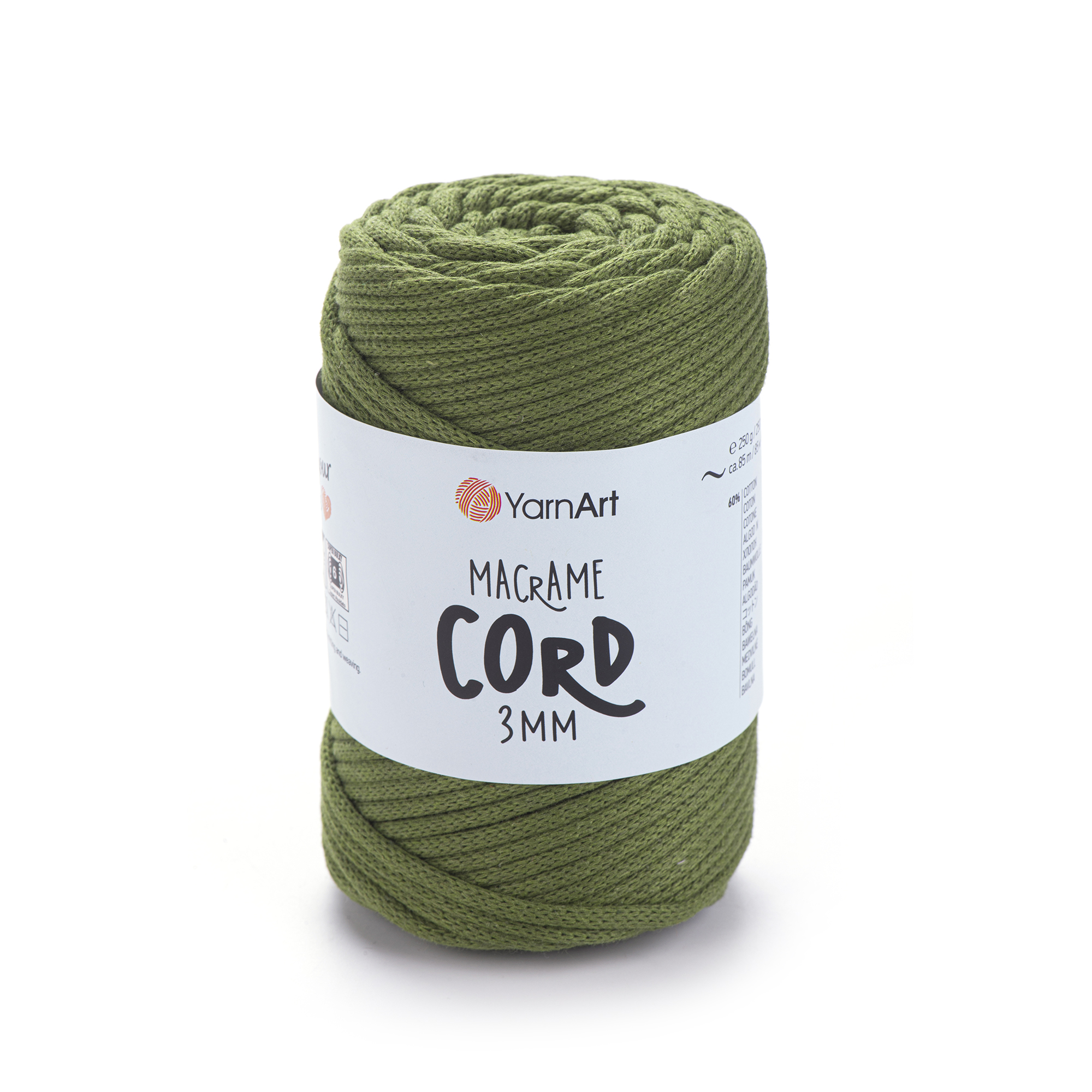 Пряжа YarnArt Macrame Cord 3mm 787