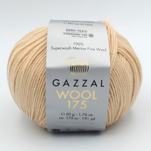 Пряжа Gazzal Wool 175 342