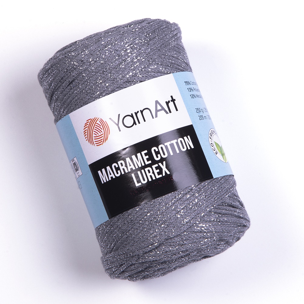 Пряжа YarnArt Macrame Cotton lurex 737