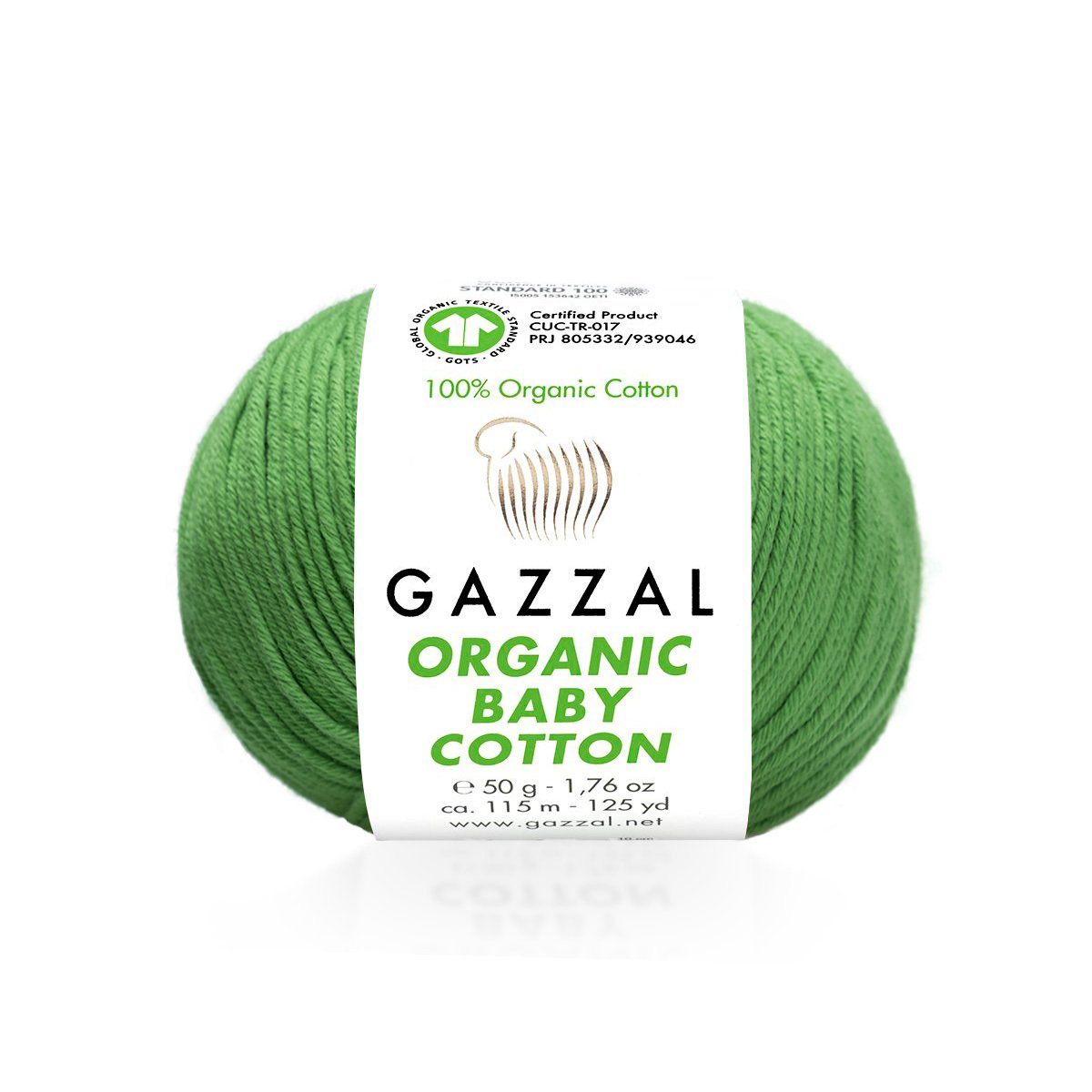 Пряжа Gazzal Organic Baby Cotton 440