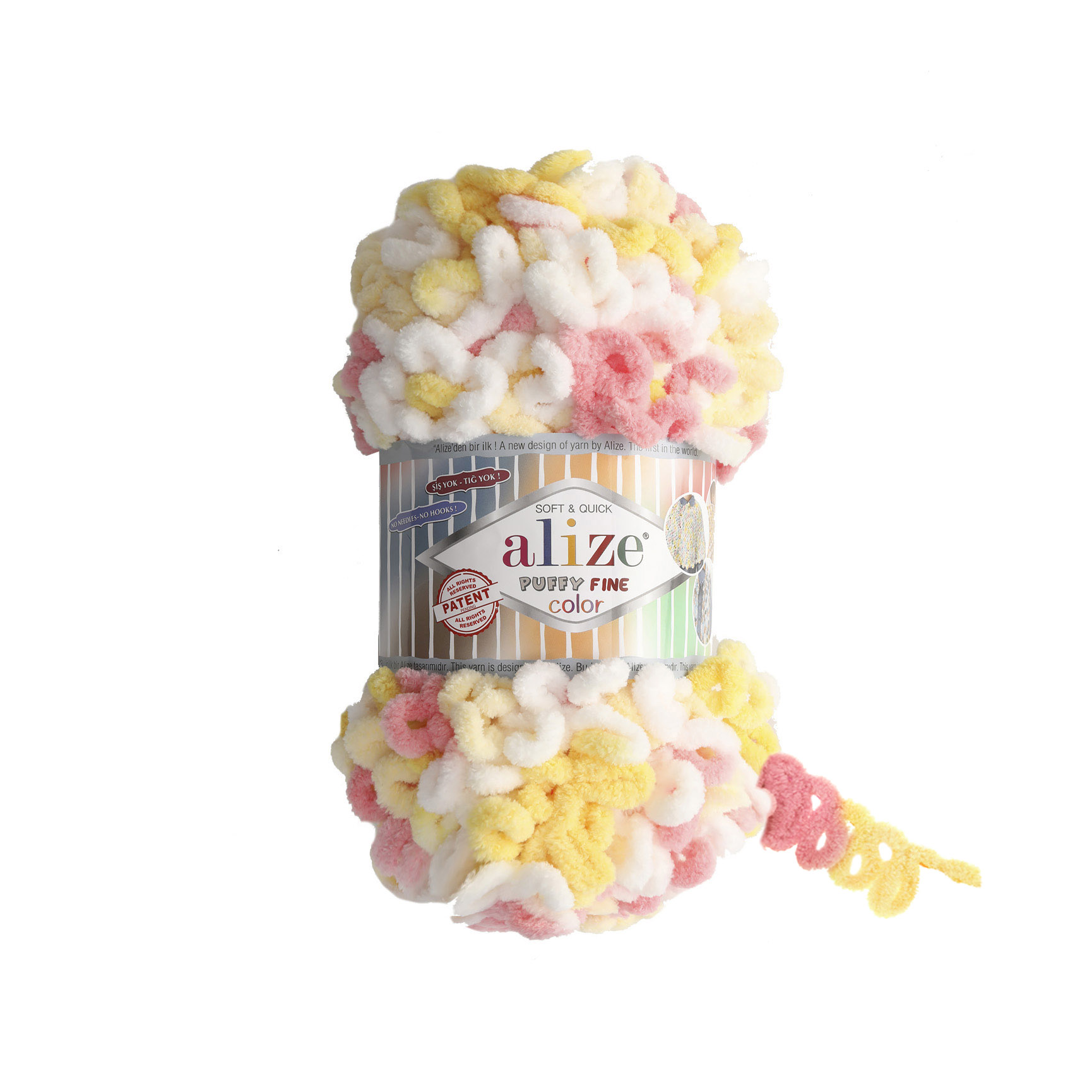 Пряжа Alize Puffy Fine Color 5942