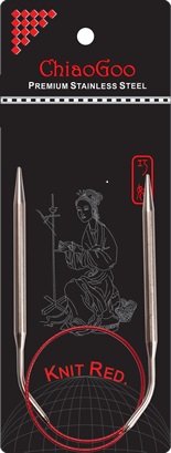 Спиці кругові ChiaoGoo SS RED Lace 2,25мм (40 см) 7016-1