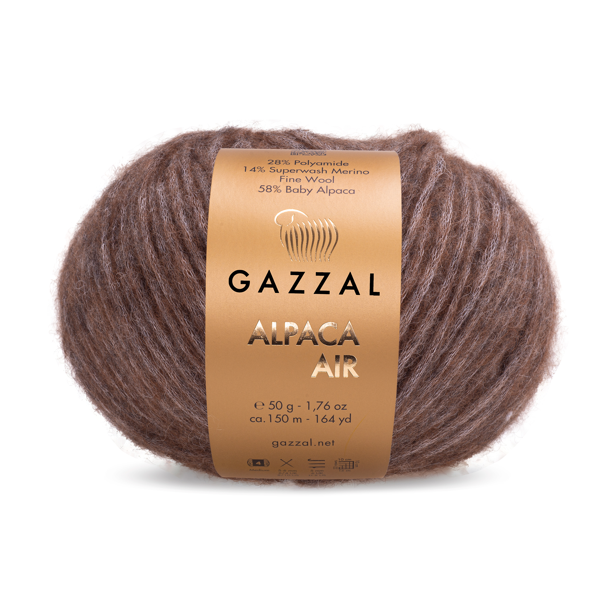 Пряжа Gazzal Alpaca Air 77