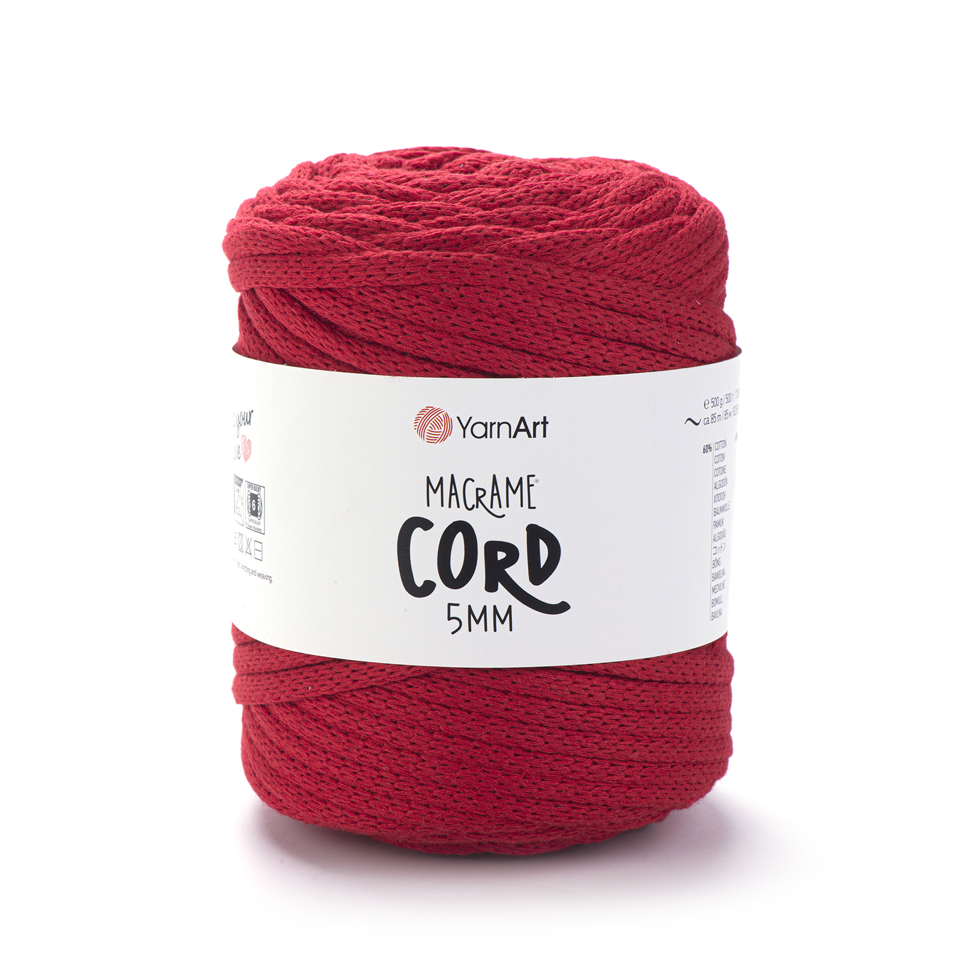 Пряжа YarnArt Macrame Cord 5mm 773