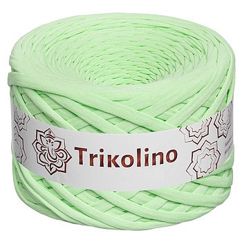 Пряжа трикотажная 7-9 мм "Trikolino" 100м. Светло-зеленый