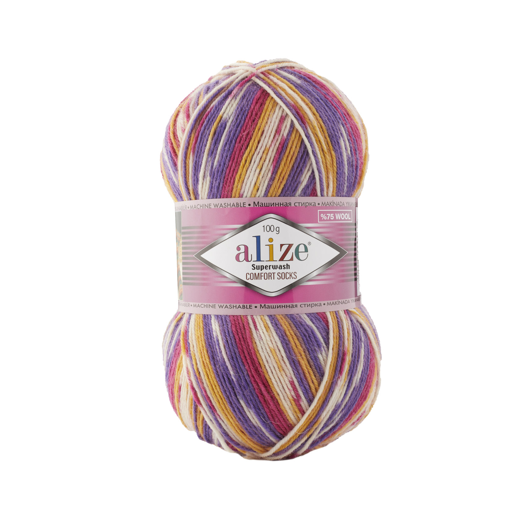 Пряжа Alize Superwash 100 7655