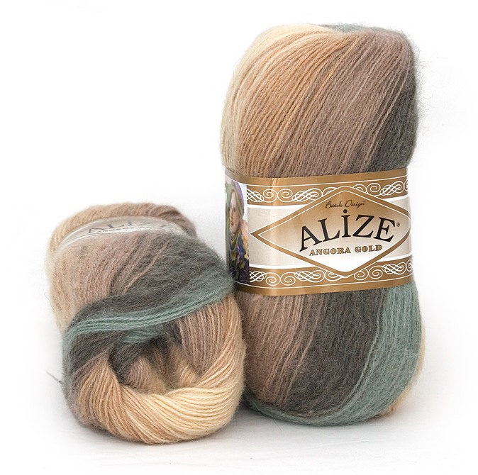 Пряжа Alize Angora Gold Batik 4727