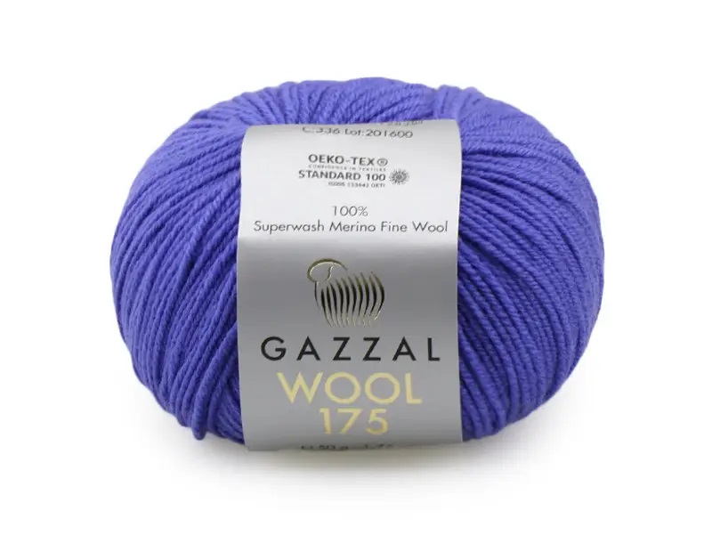 Пряжа Gazzal Wool 175 336