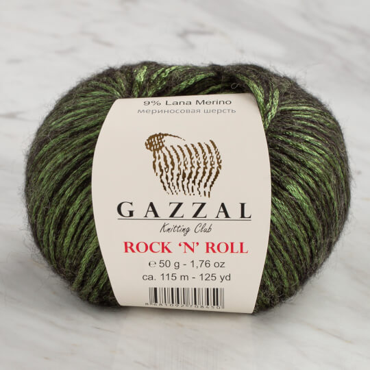 Пряжа Gazzal Rock'n'Roll 13910