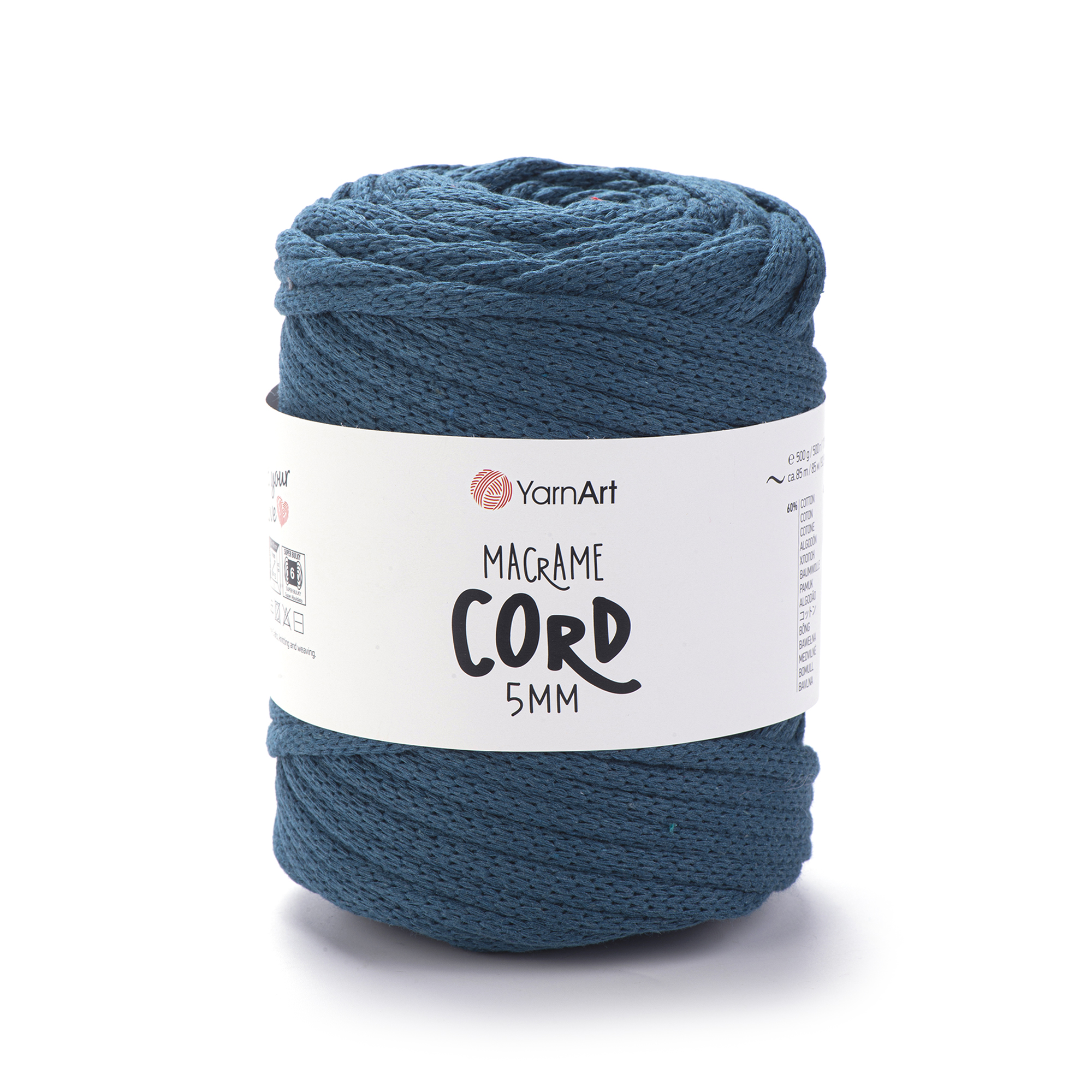 Пряжа YarnArt Macrame Cord 5mm 789