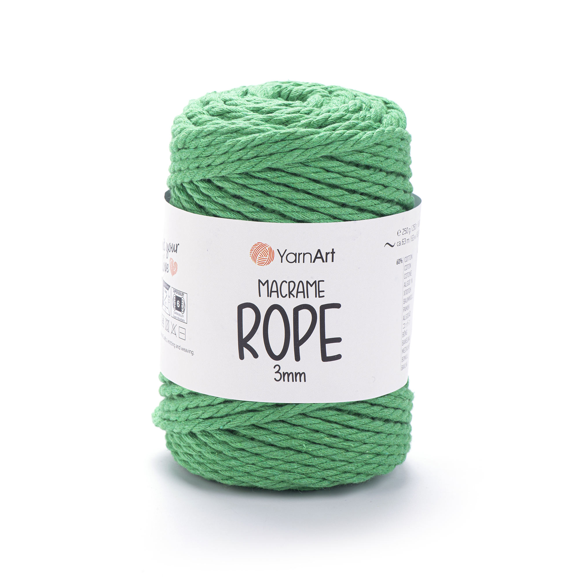 Пряжа YarnArt Macrame Rope 3mm 759