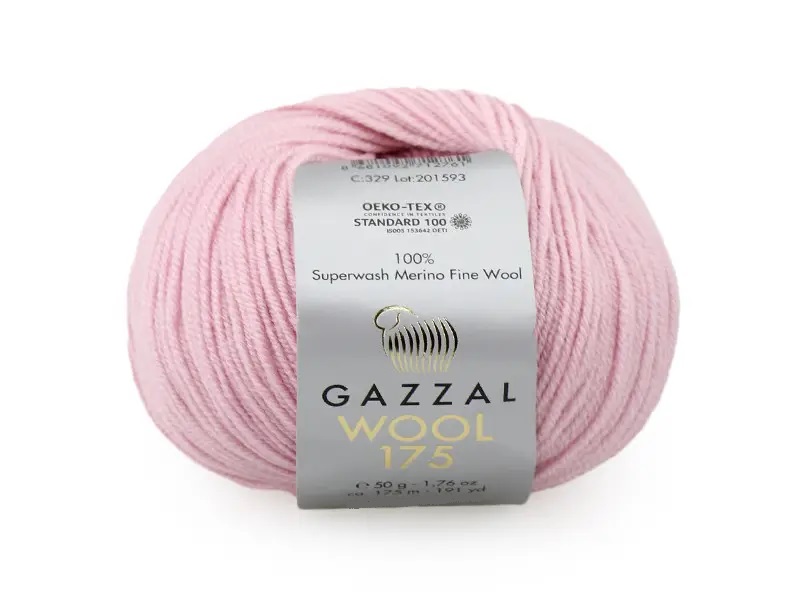 Пряжа Gazzal Wool 175 329