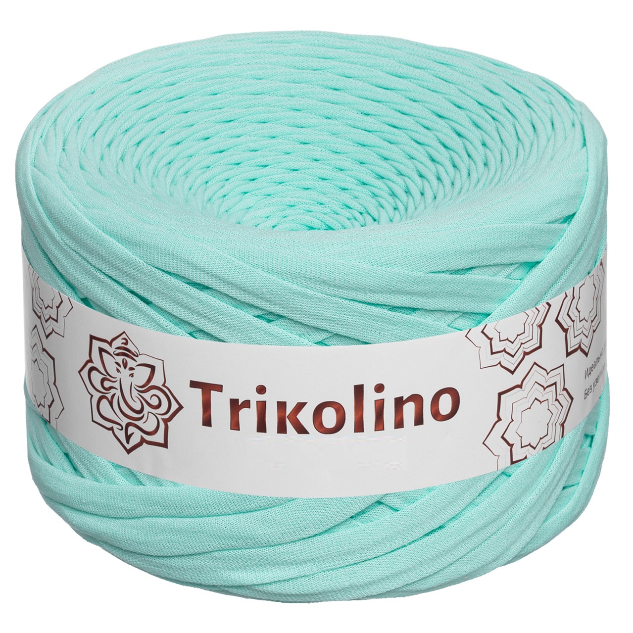 Пряжа трикотажная 7-9 мм "Trikolino" 100м. Мята