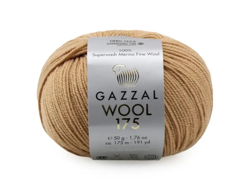 Пряжа Gazzal Wool 175 306