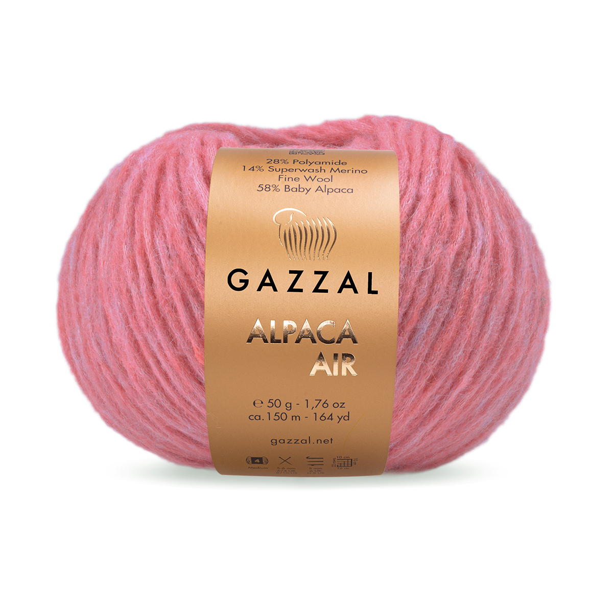 Пряжа Gazzal Alpaca Air 86