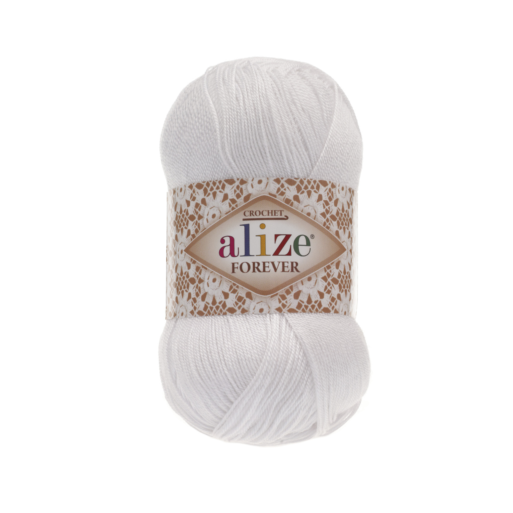 Пряжа Alize Forever Chrochet 55 White