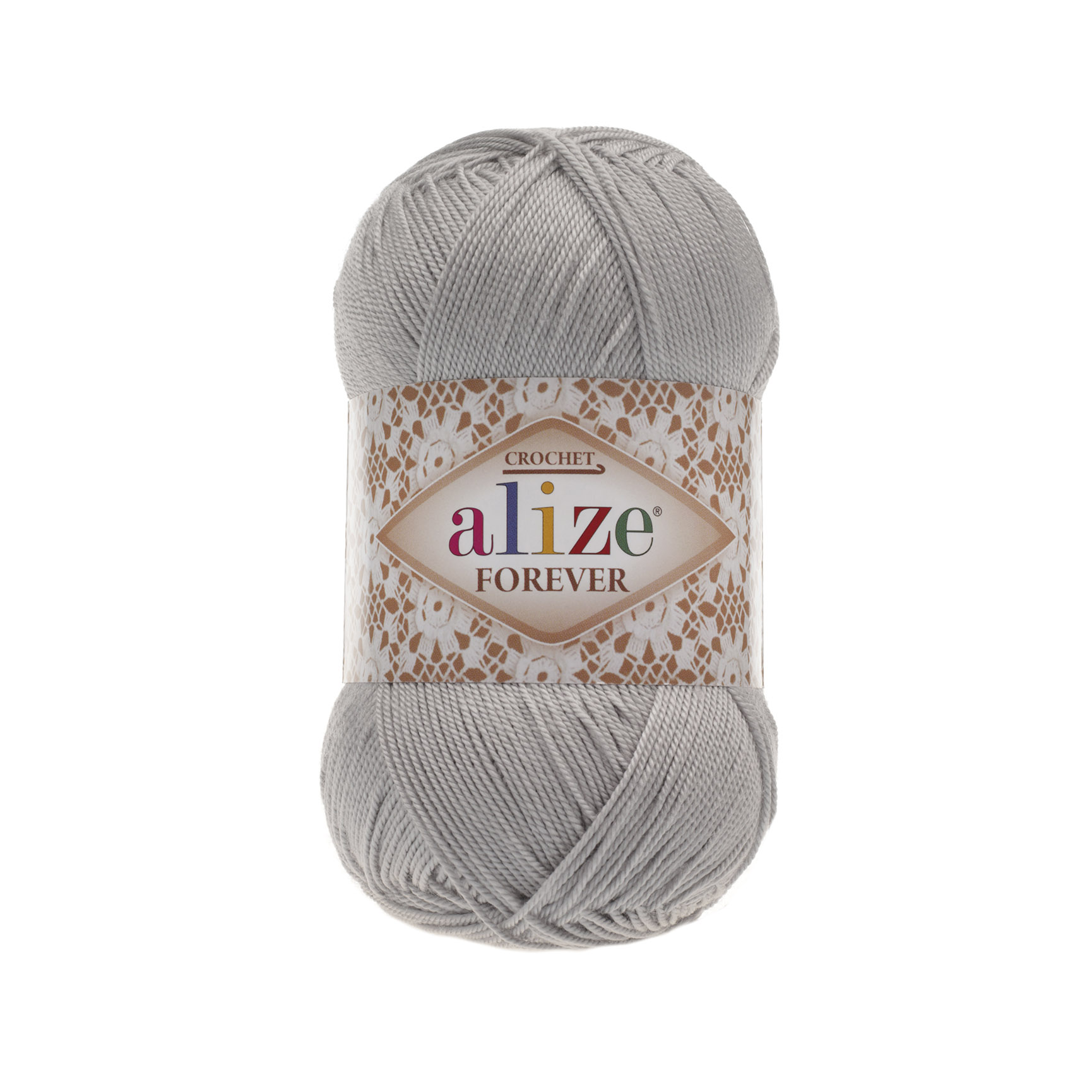 Пряжа Alize Forever Chrochet 52 Light Grey