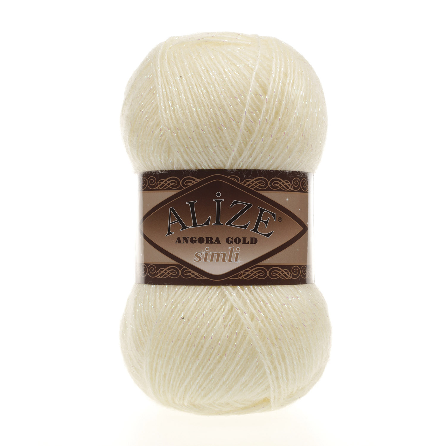 Пряжа Alize Angora Gold Simli 01