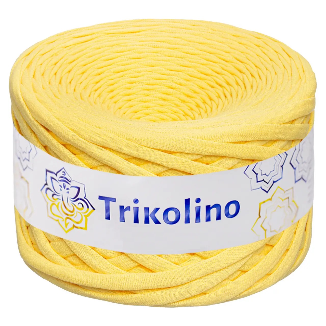 Пряжа трикотажная 7-9 мм "Trikolino" 100м. Лимон 400650