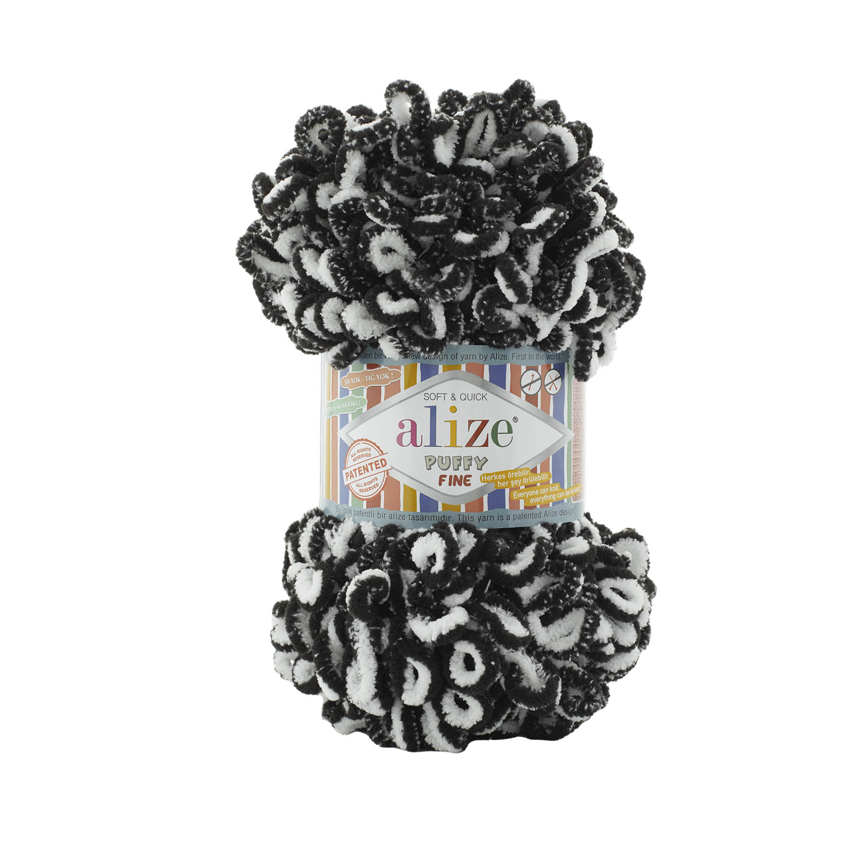 Пряжа Alize Puffy Fine 868