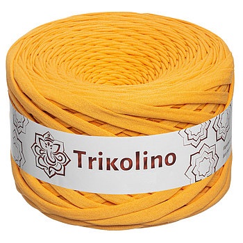 Пряжа трикотажная 7-9 мм "Trikolino" 100м. Охра