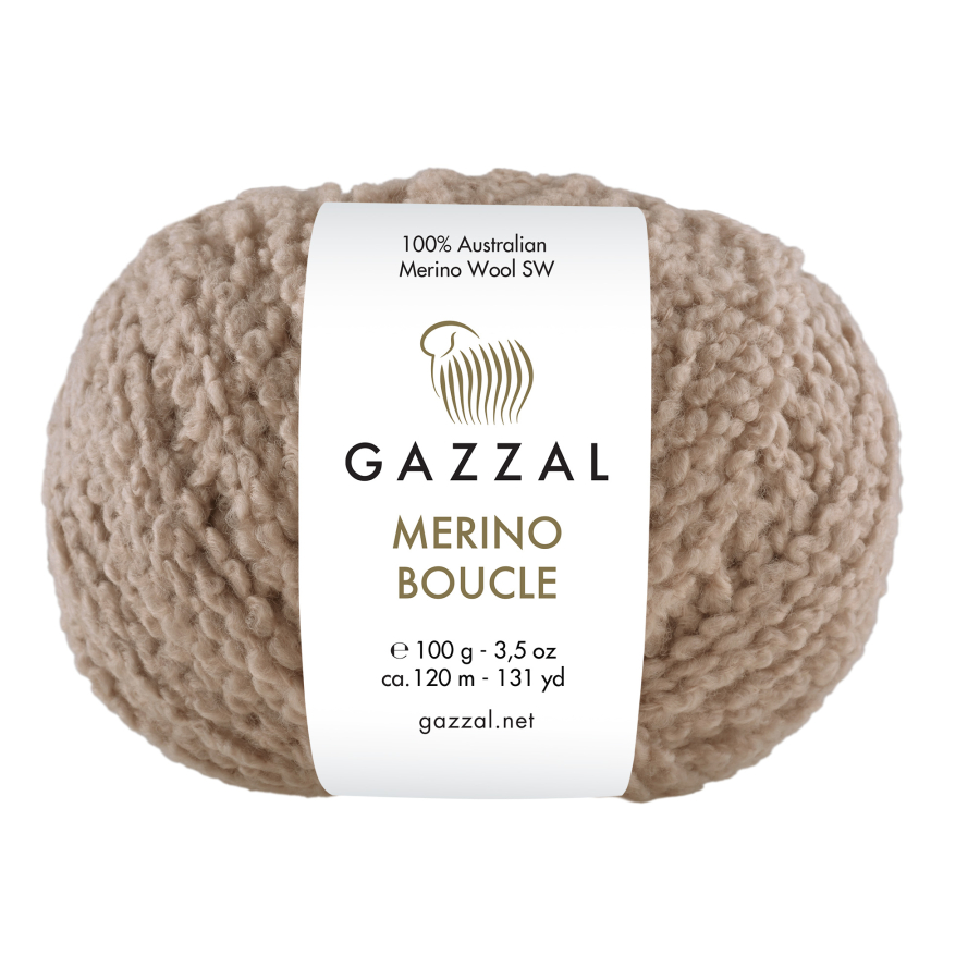 Пряжа Gazzal Merino Boucle 3765