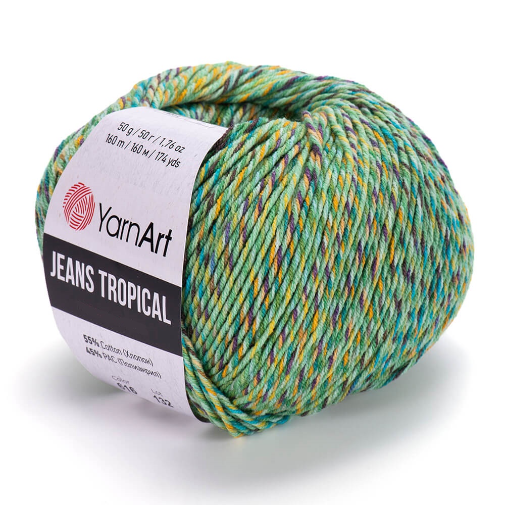 Пряжа YarnArt Jeans Tropical 616