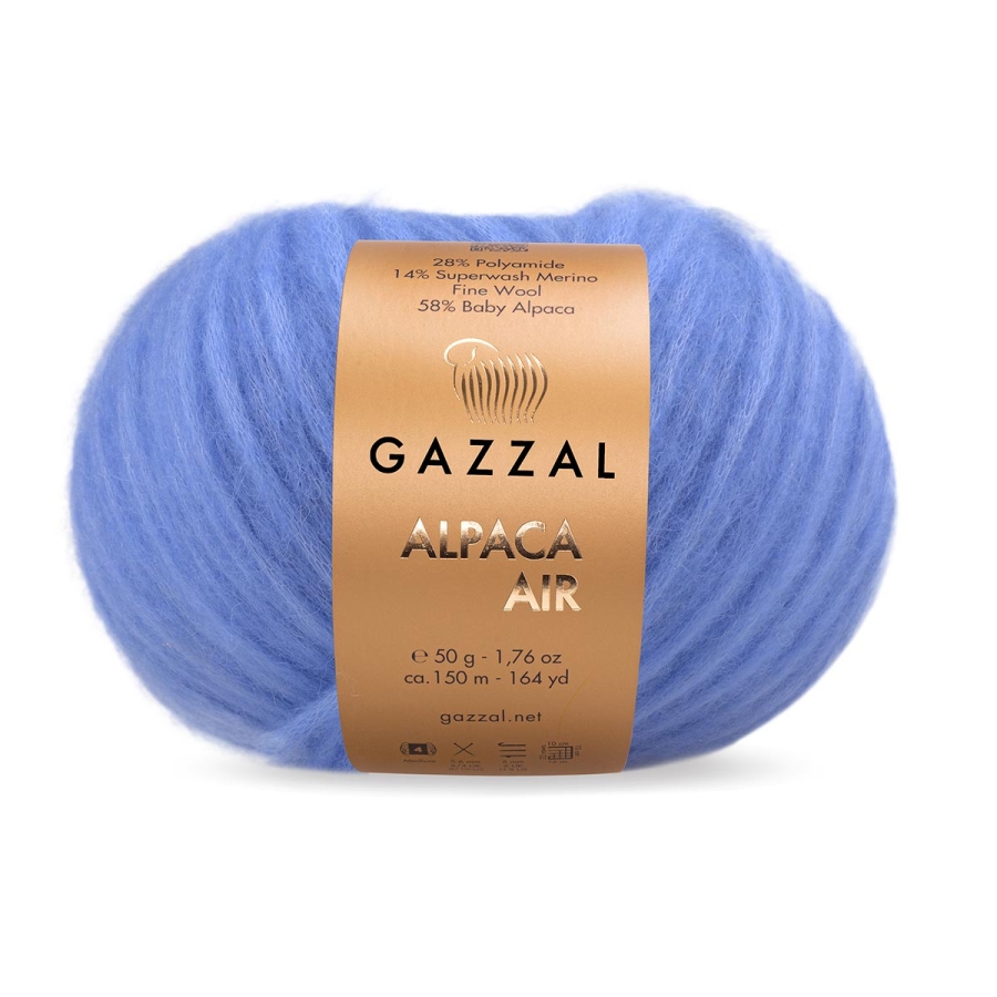 Пряжа Gazzal Alpaca Air 102