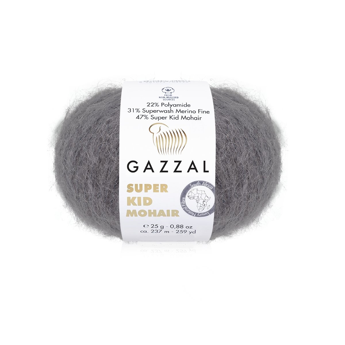 Пряжа Gazzal Super Kid Mohair 64433