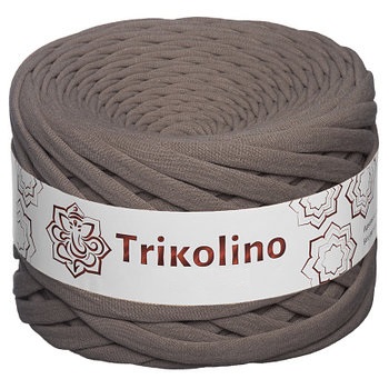 Пряжа трикотажная 7-9 мм "Trikolino" 100м. Макіато