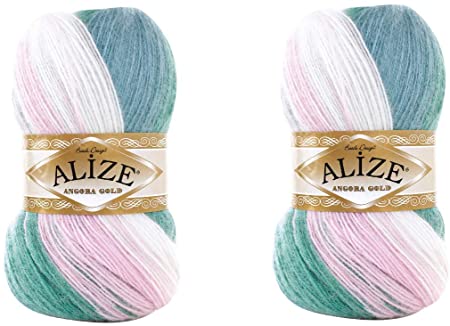 Пряжа Alize Angora Gold Batik 7116