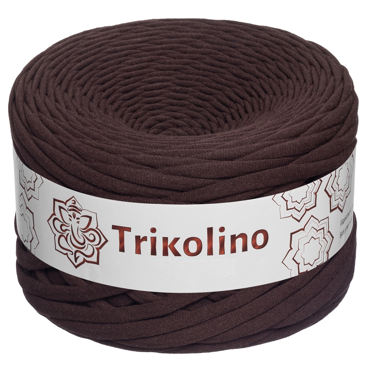 Пряжа трикотажная 7-9 мм "Trikolino" 100м. Шоколад