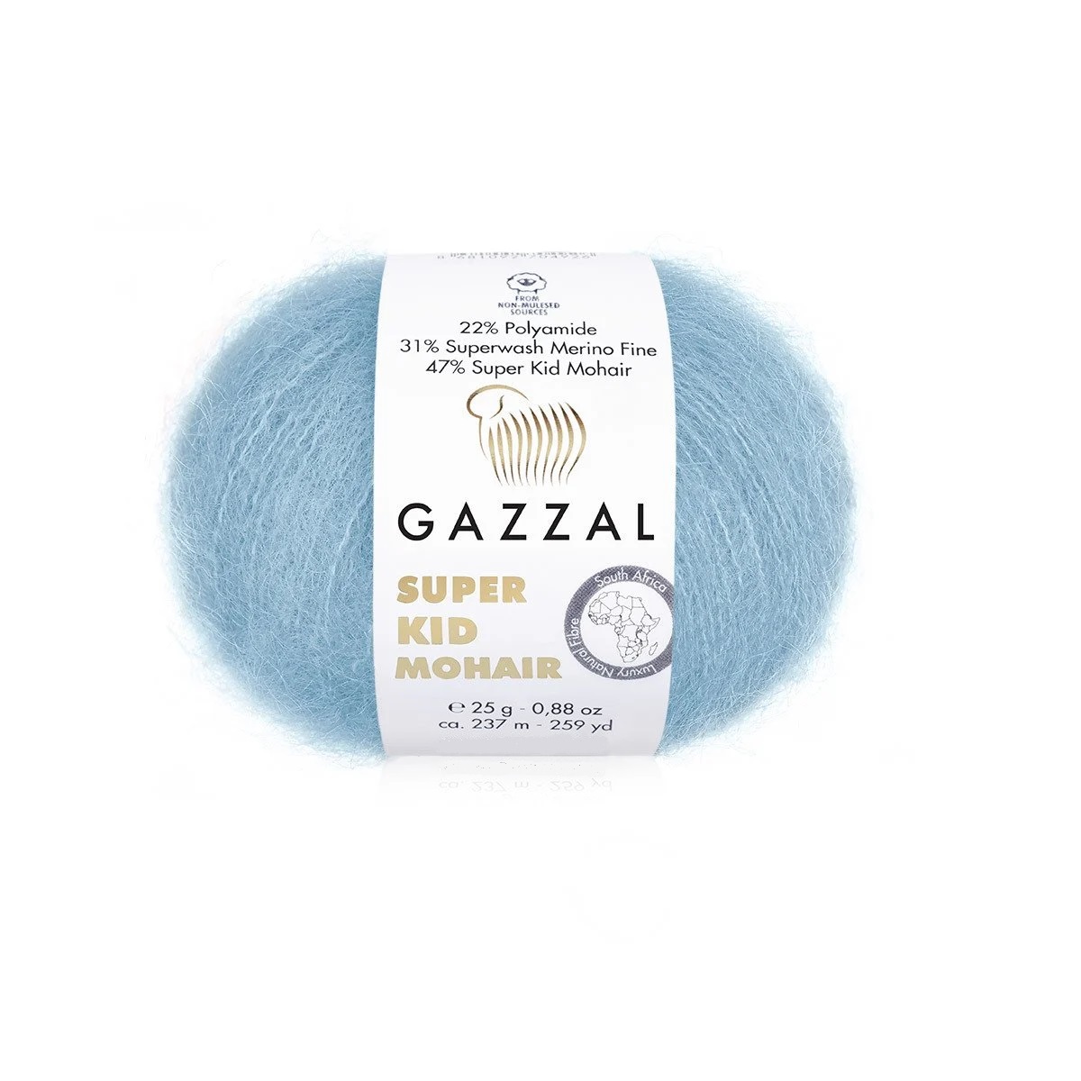 Пряжа Gazzal Super Kid Mohair 64420