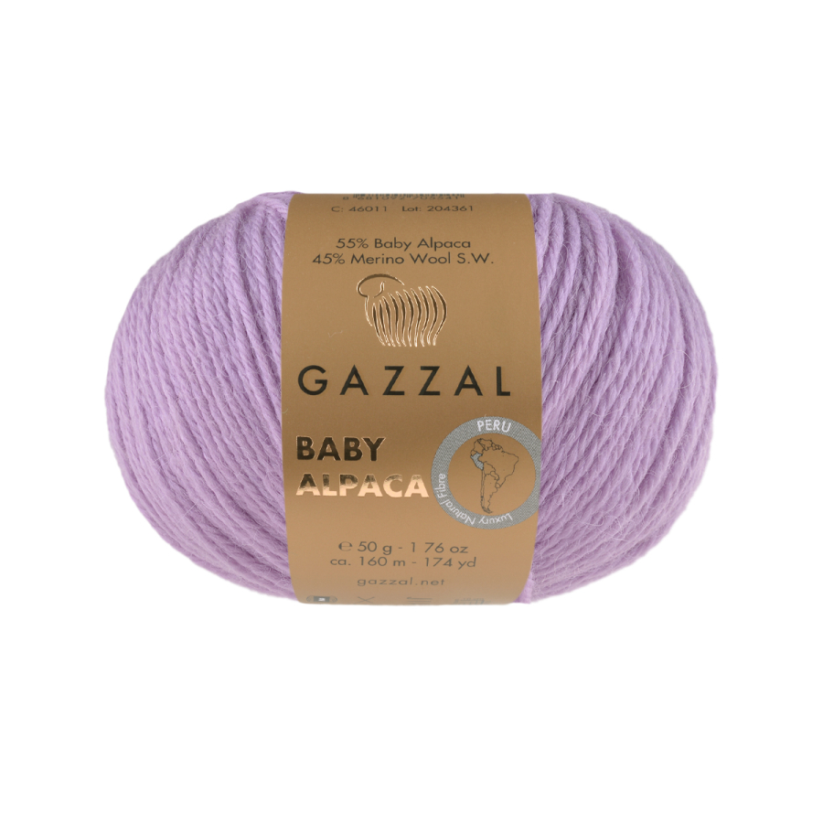Пряжа Gazzal Baby Alpaca 46025