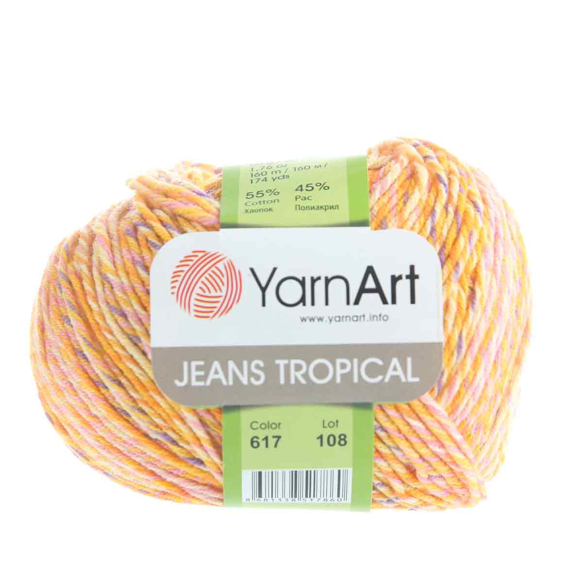 Пряжа YarnArt Jeans Tropical 617