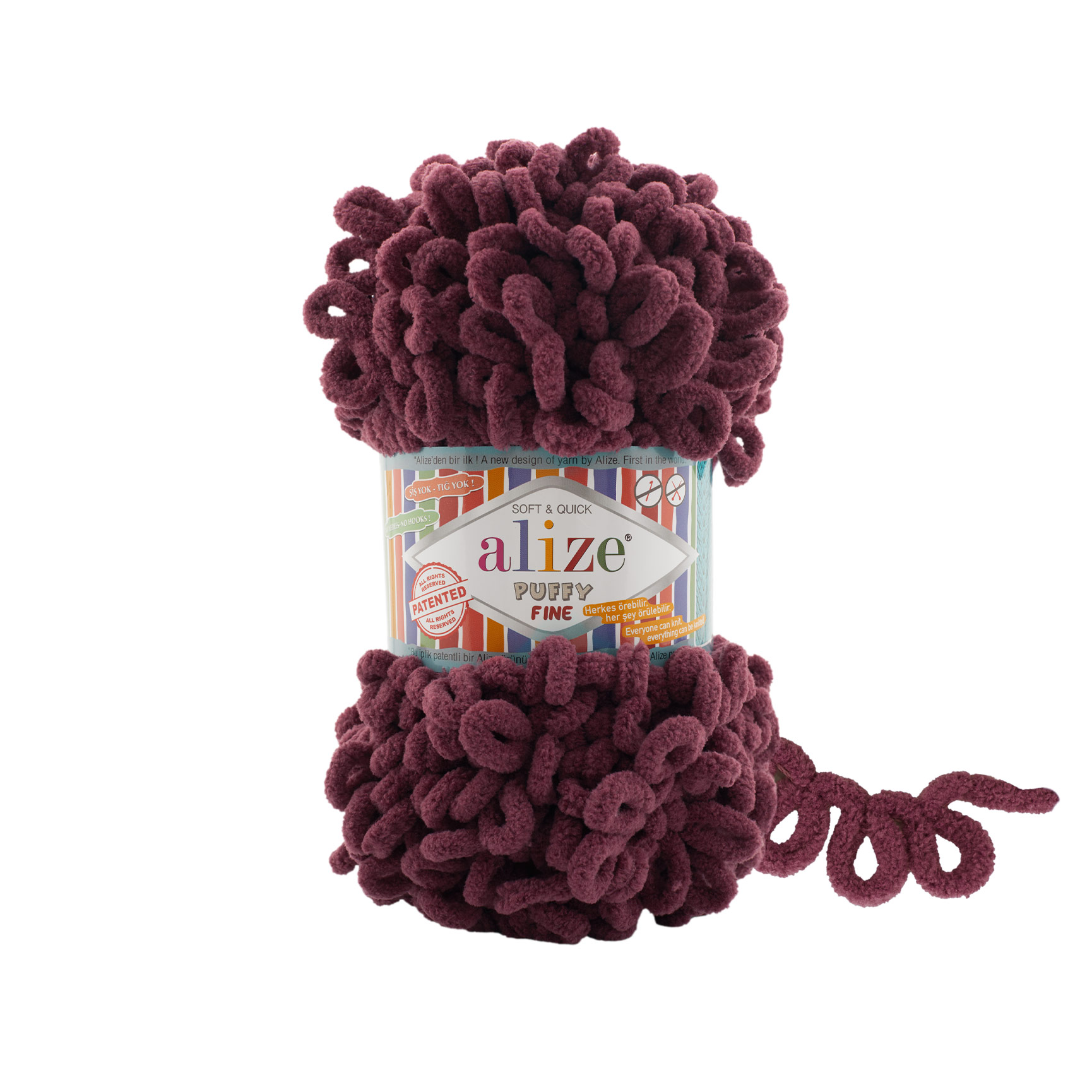 Пряжа Alize Puffy Fine 956