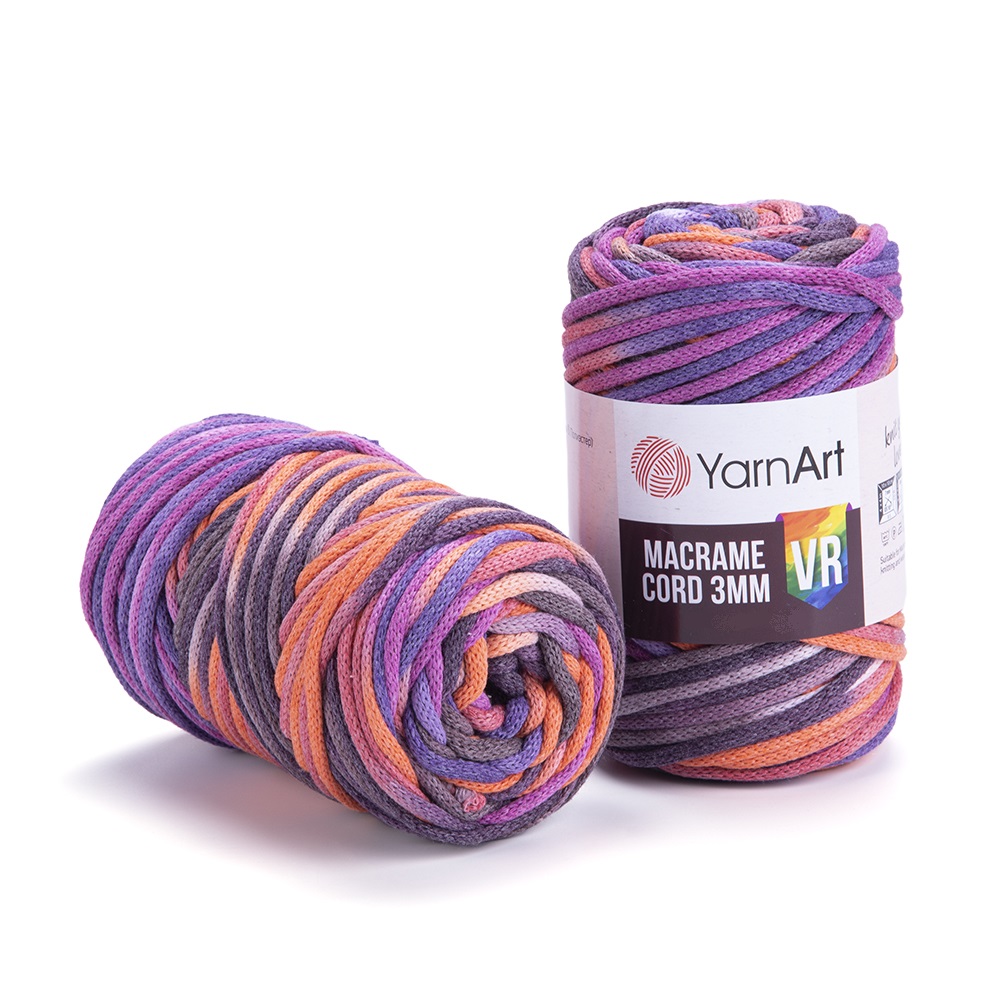 Пряжа YarnArt Macrame Cord 3mm VR 922