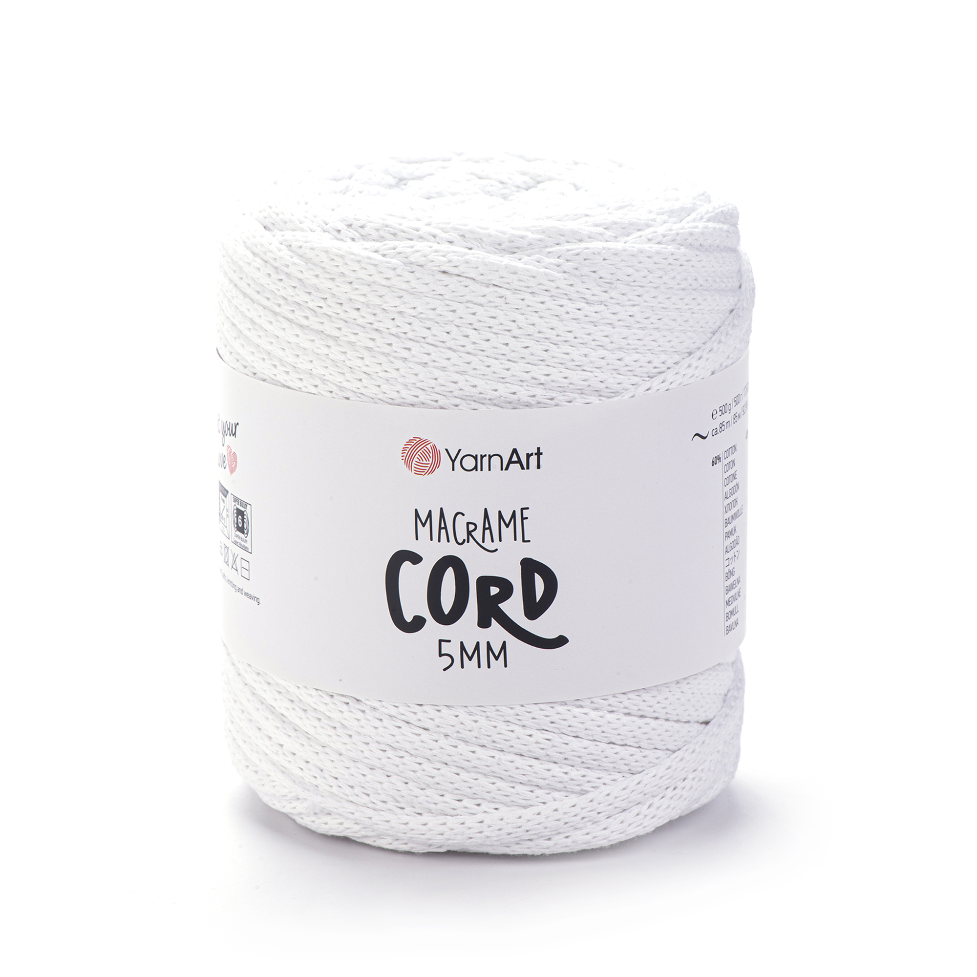 Пряжа YarnArt Macrame Cord 5mm 751